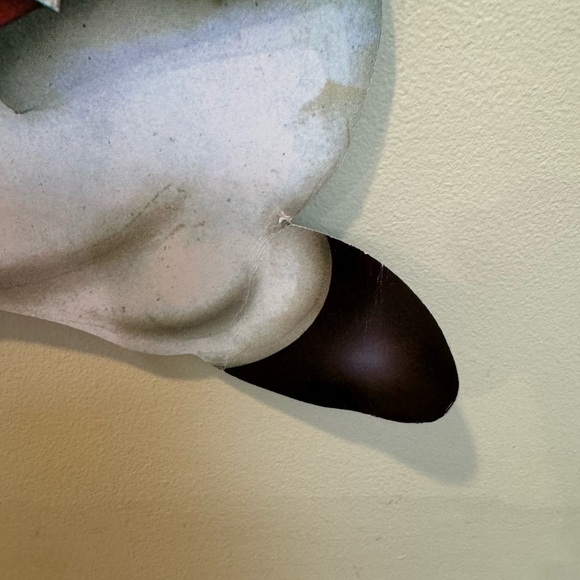 Vintage die cut snowman - Picture 4 of 7